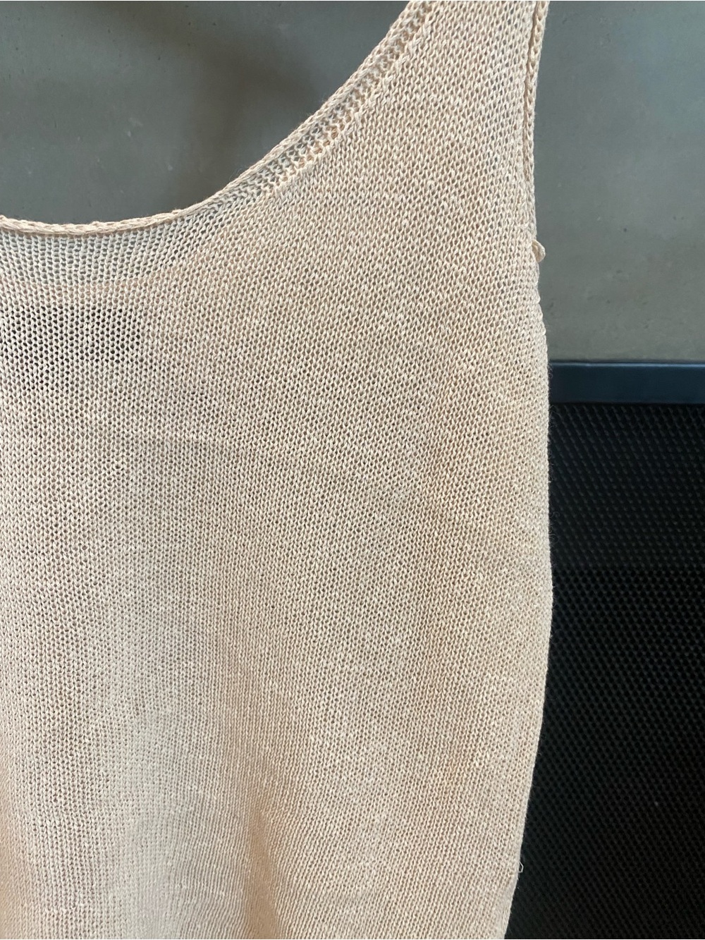 Zara Knit Tank Top - Cream Sz S - Picture 2 of 4